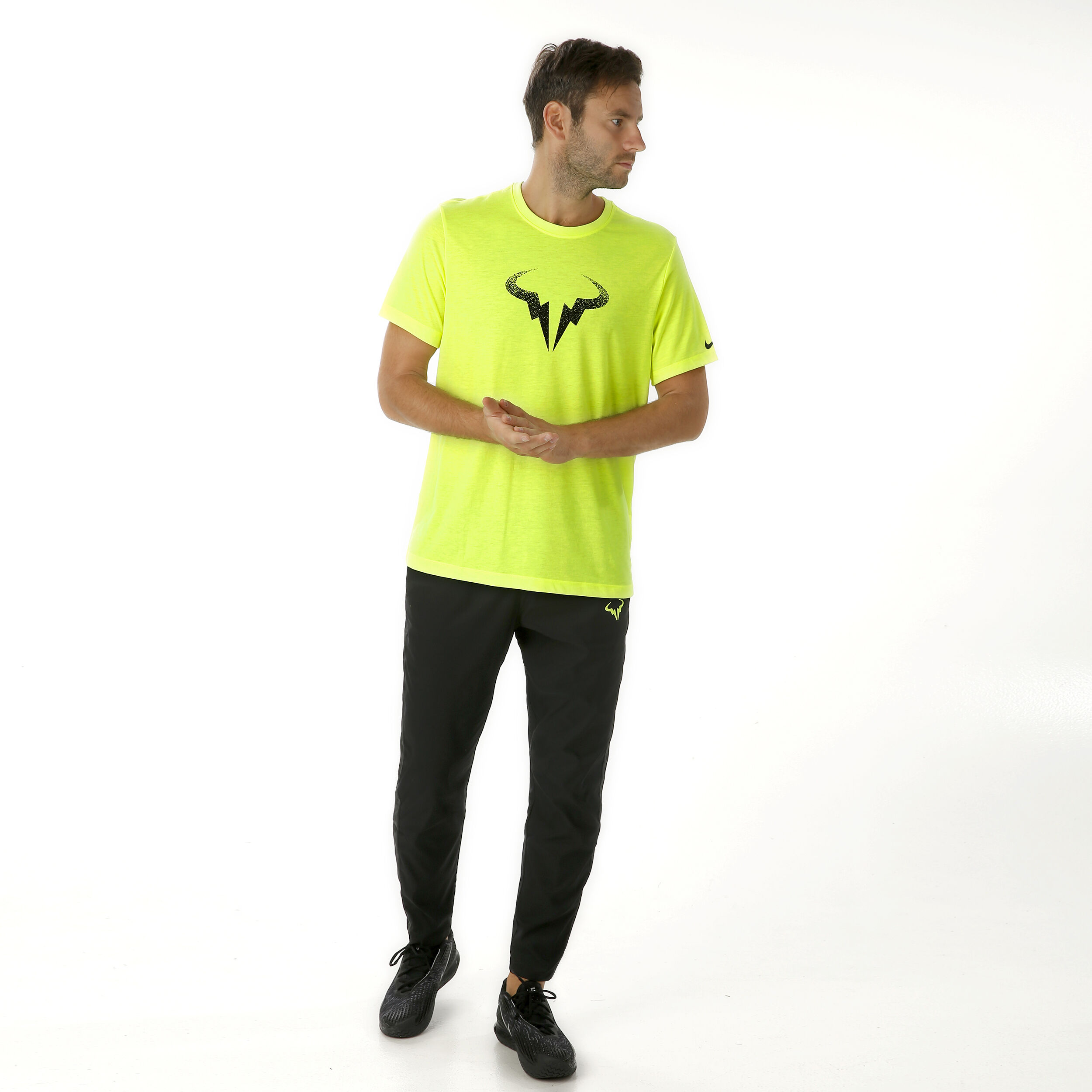 Nadal yellow nike shirt store