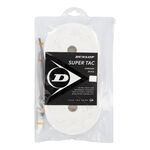 Dunlop Overgrips Dunlop Super Tac 30 Pack-White