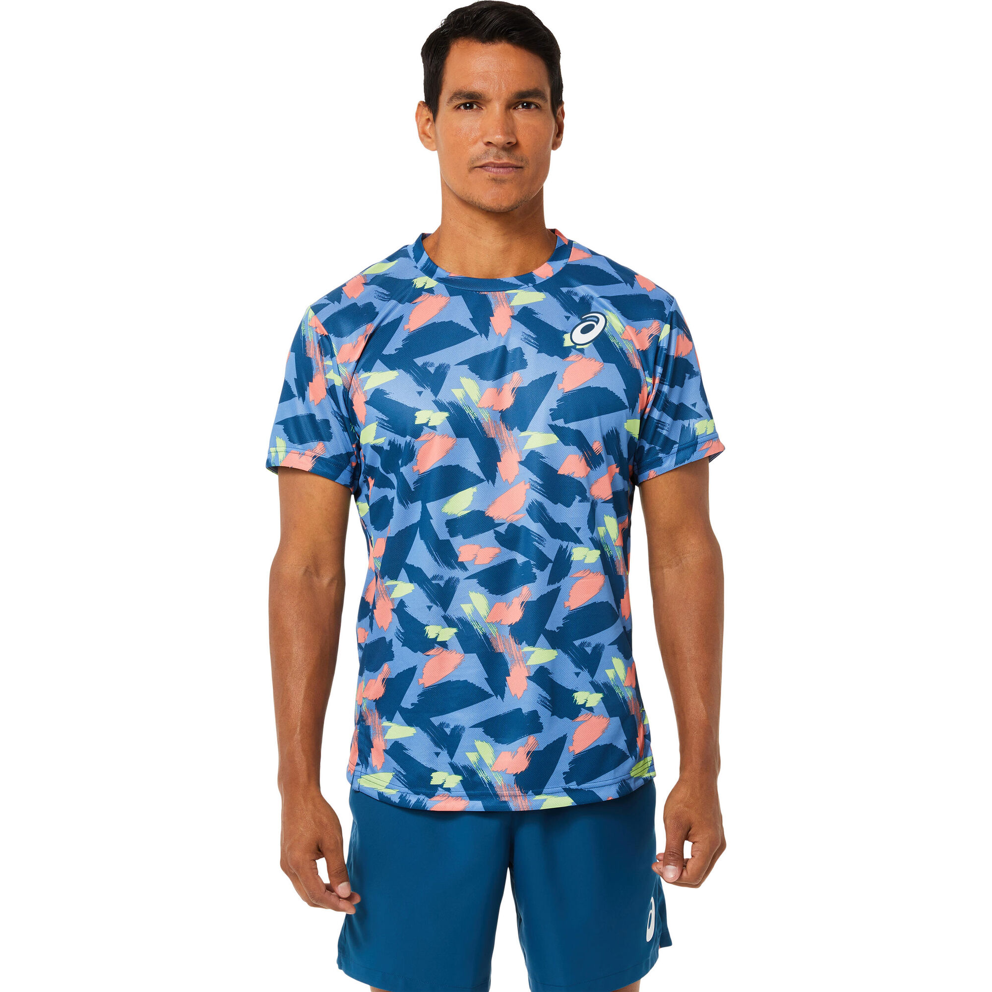 Buy ASICS Match Graphic T-Shirt Men Blue online | Tennis Point UK