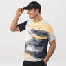 Topspin T-Shirt Men - golden yellow, dark blue