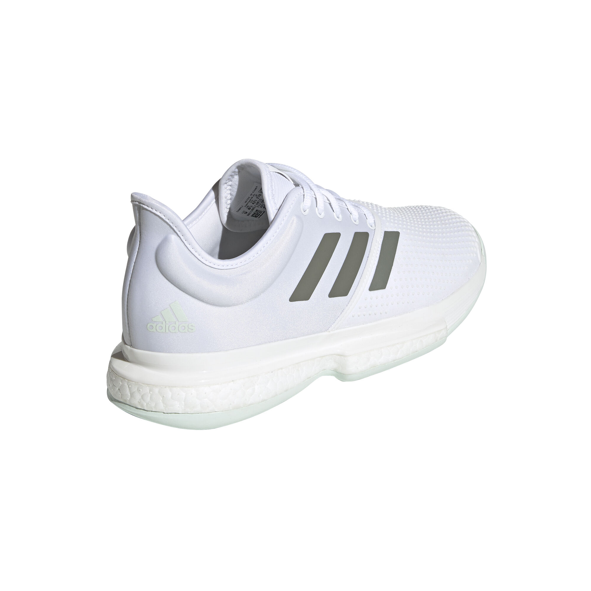 Adidas solecourt boost on sale white men's shoe