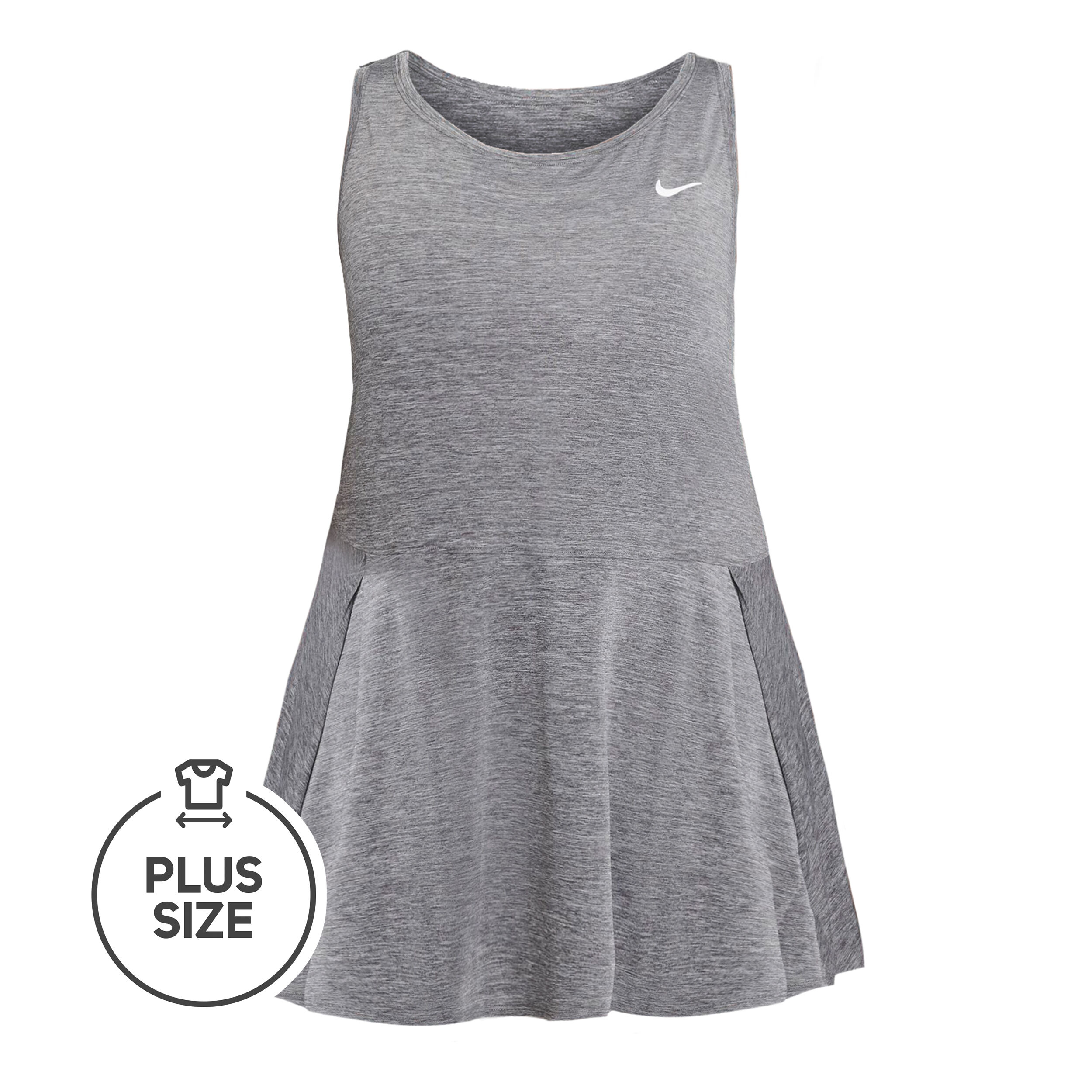 Court Advantage Plus Size Dress Women Lightgrey