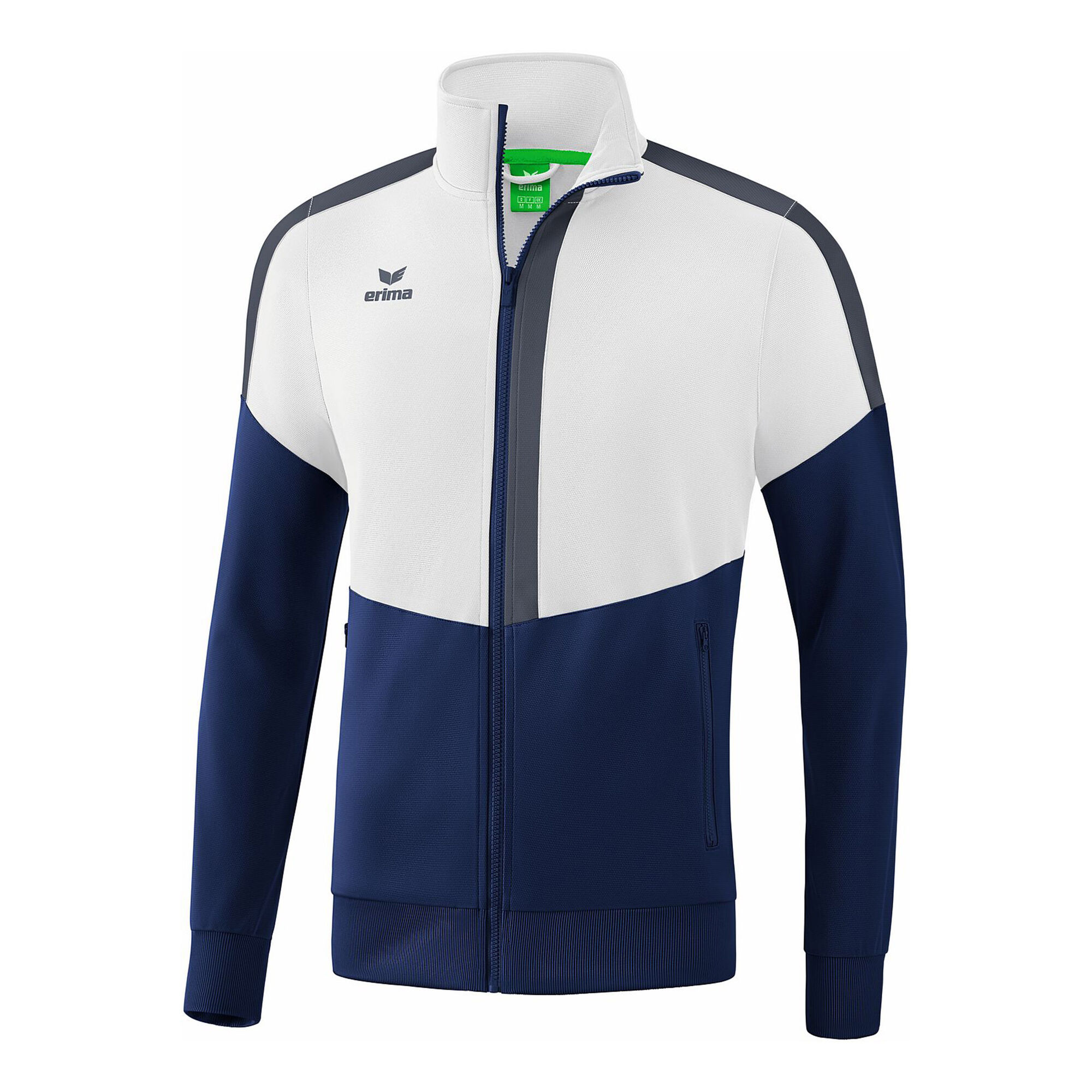 buy Erima Squad Training Jacket Men - White, Dark Blue online | Tennis ...