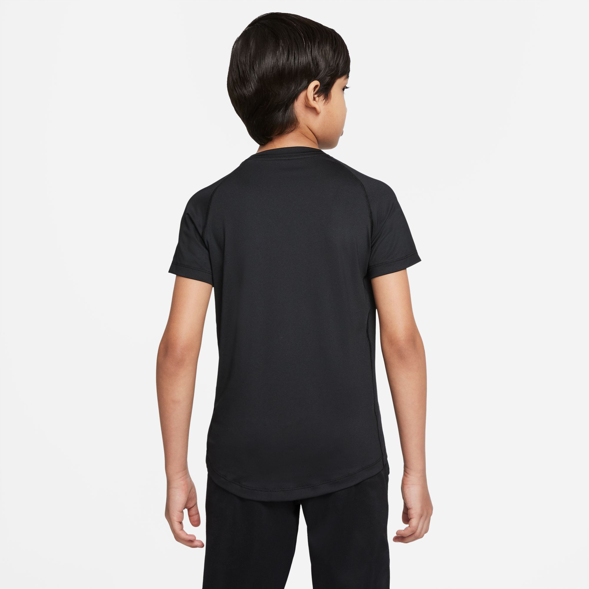 Dri Fit Pro T Shirt Boys Black White