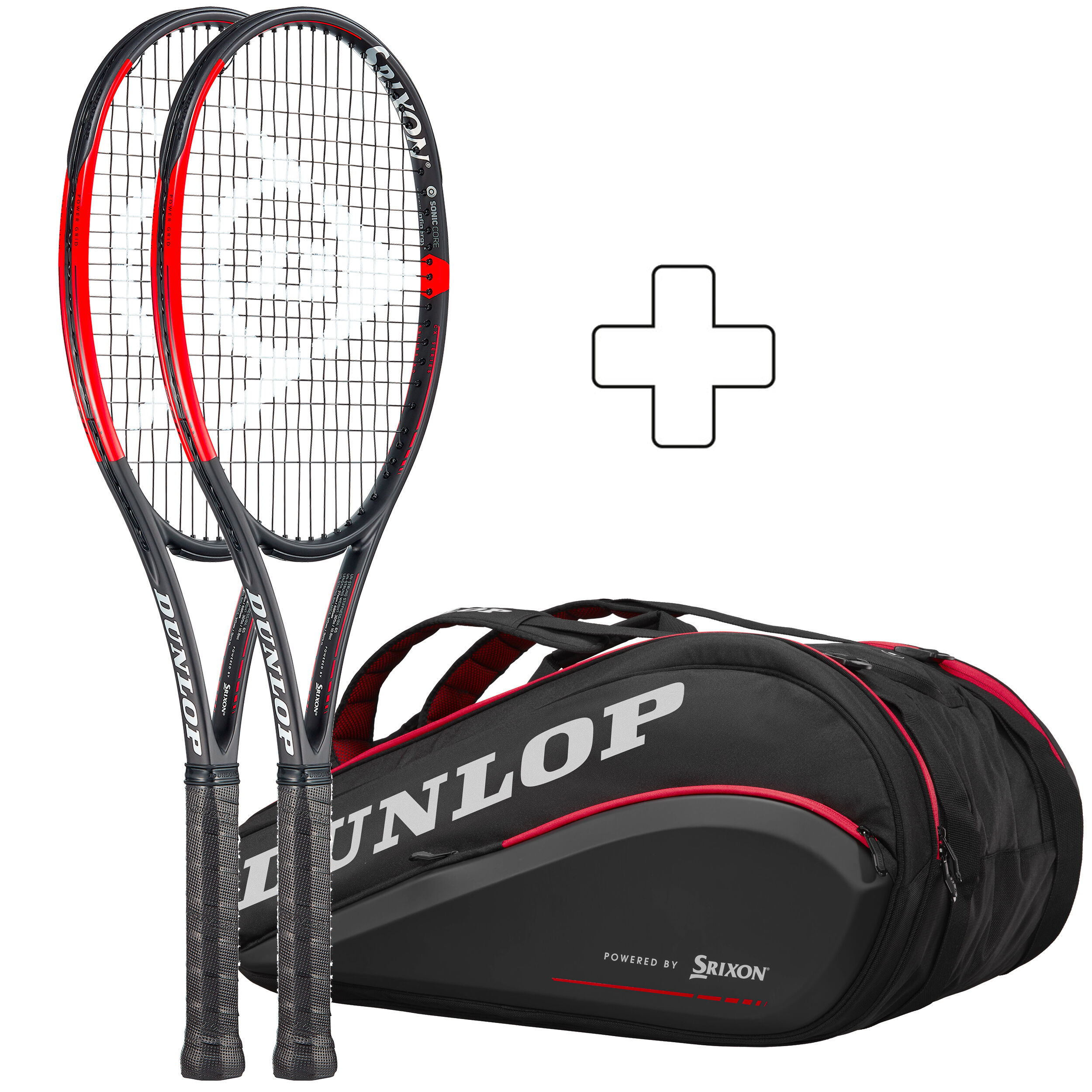 buy Dunlop 2 X 2x Srixon CX 200 Plus Tennis Bag online | Tennis-Point