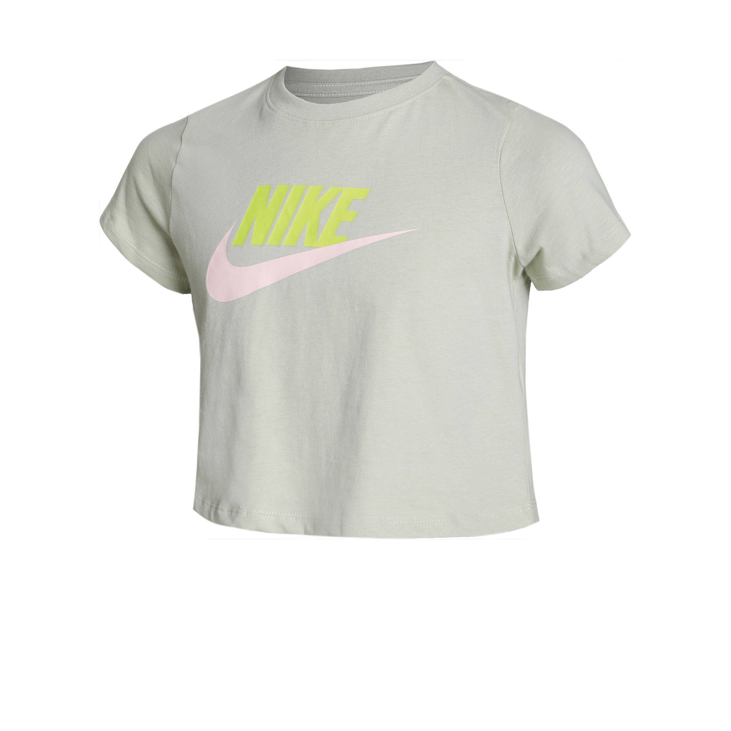 Sportswear Cropped T Shirt Kids Light Green