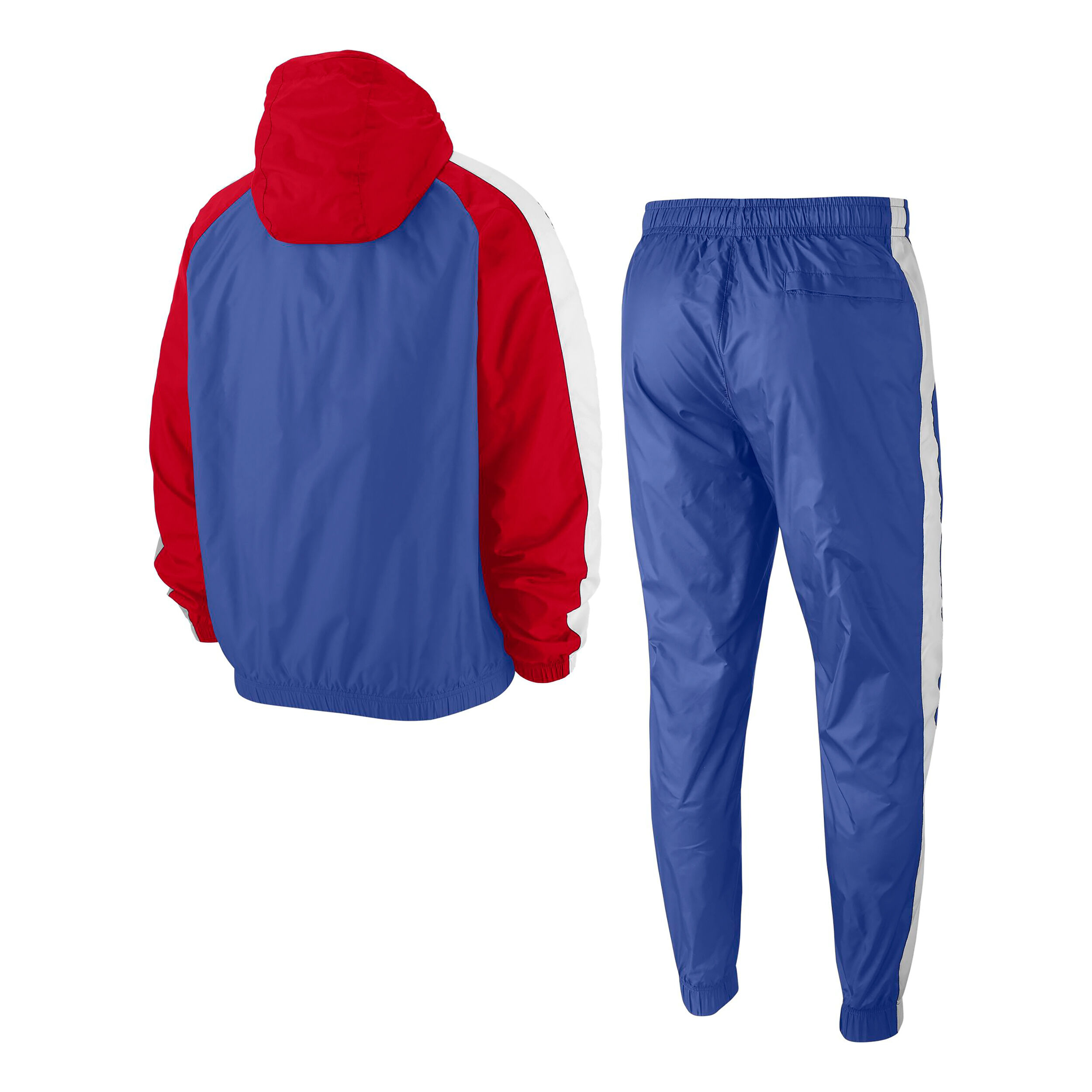 Sportswear Woven Tracksuit Men Blue Red