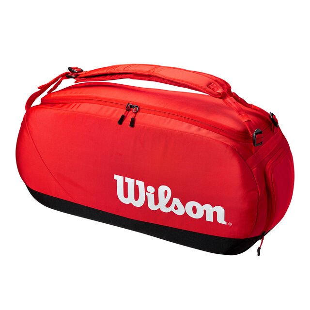 Buy Wilson Super Tour Large Duffle Sports Bag Red, White online