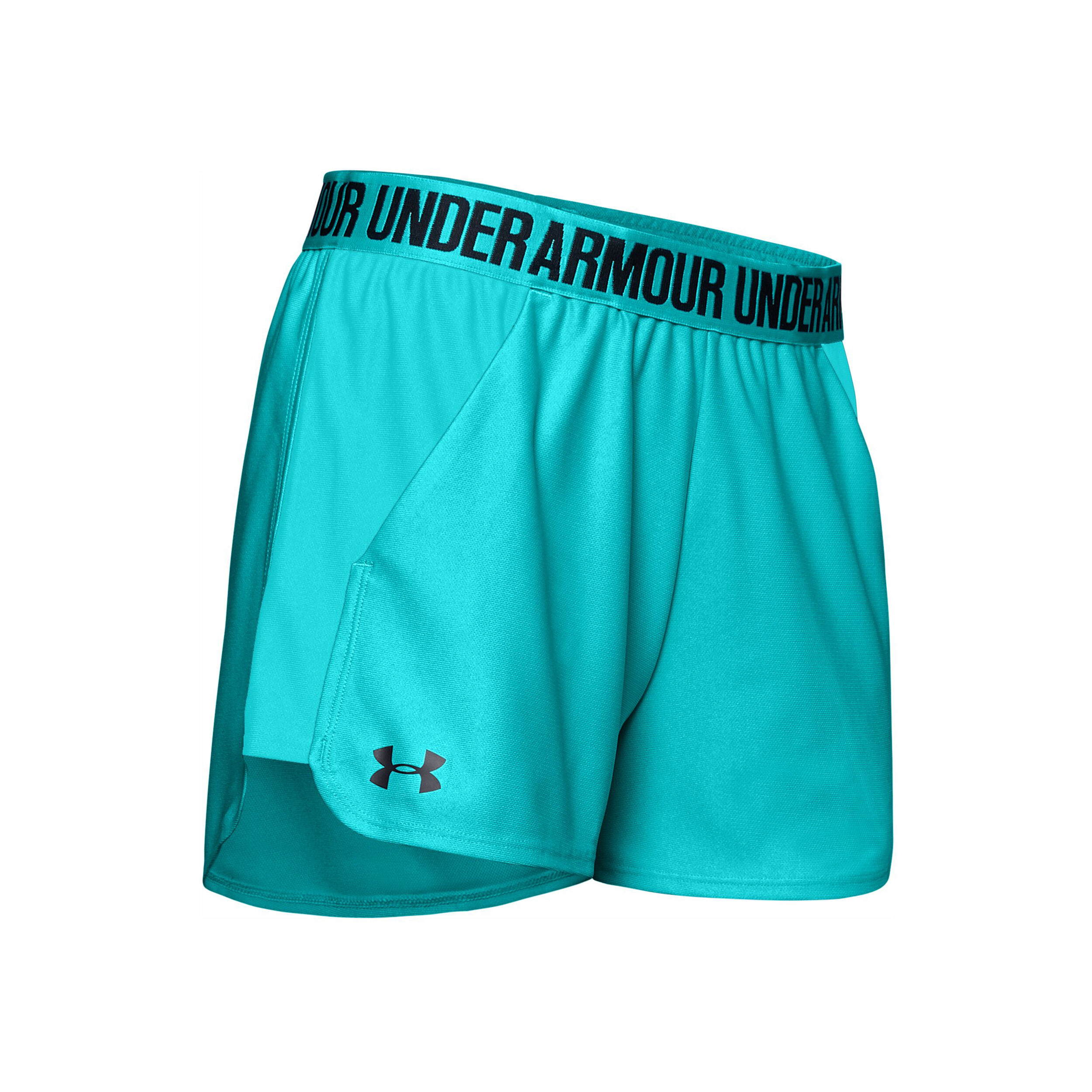 Play Up 2.0 Shorts Women Turquoise Black