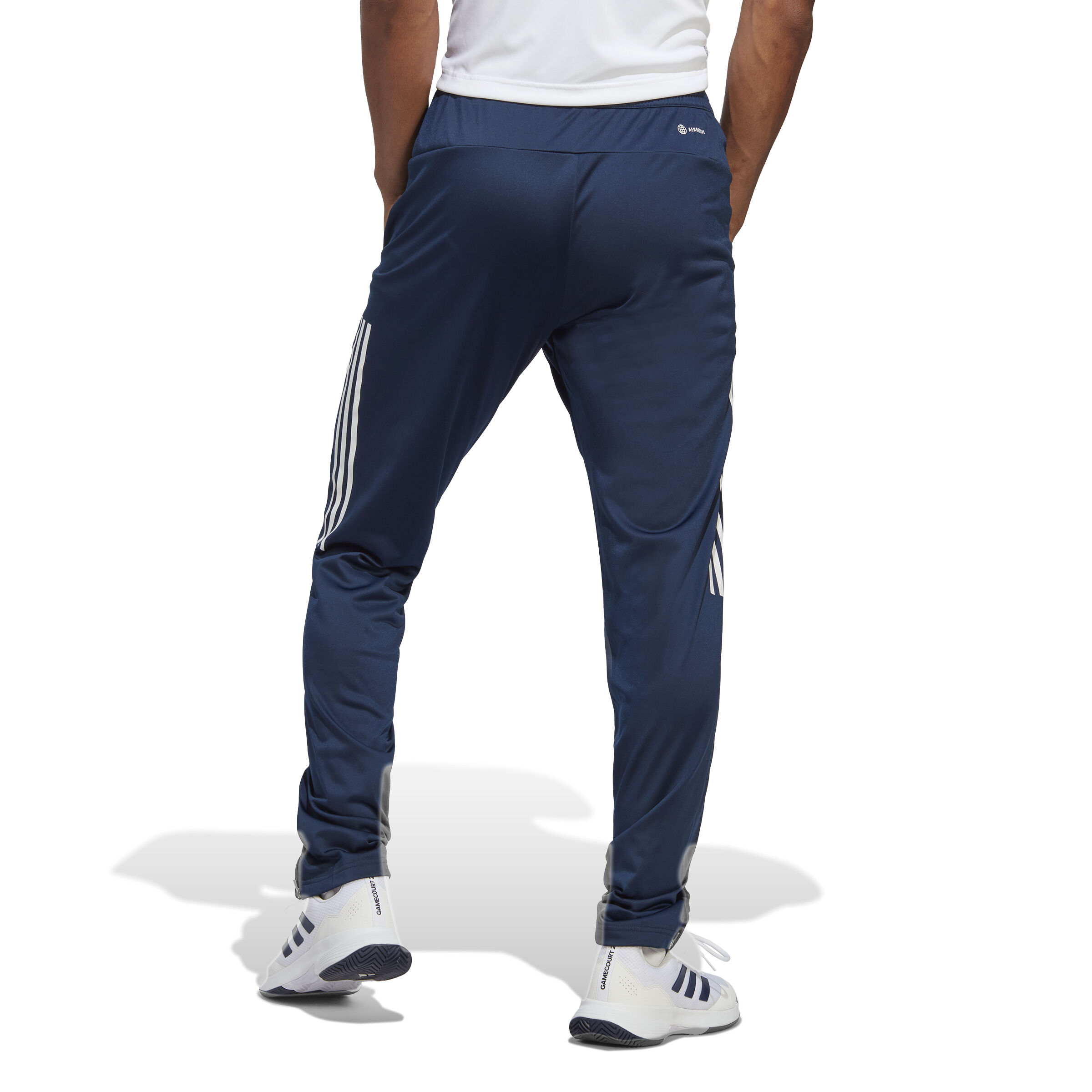 Adidas 3 discount stripe pants blue