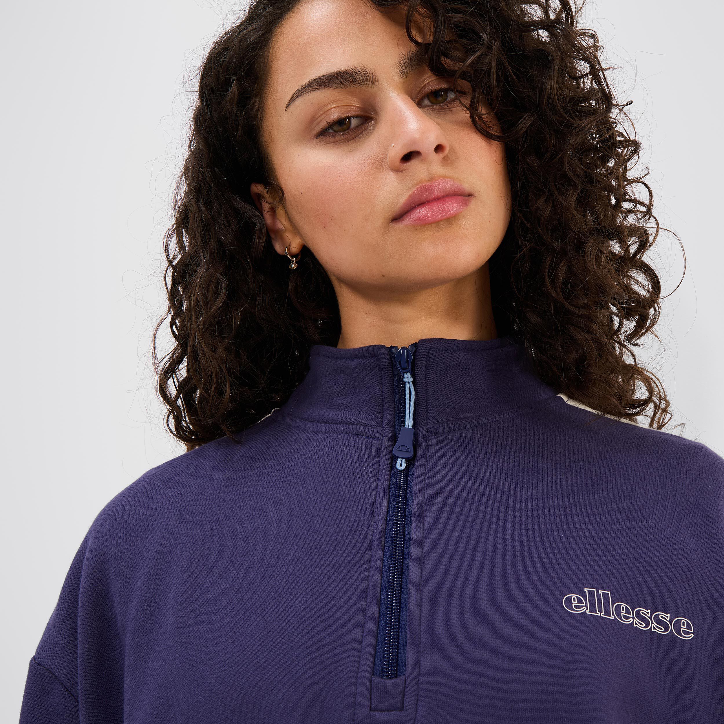 Ellesse half zip sweatshirt hot sale