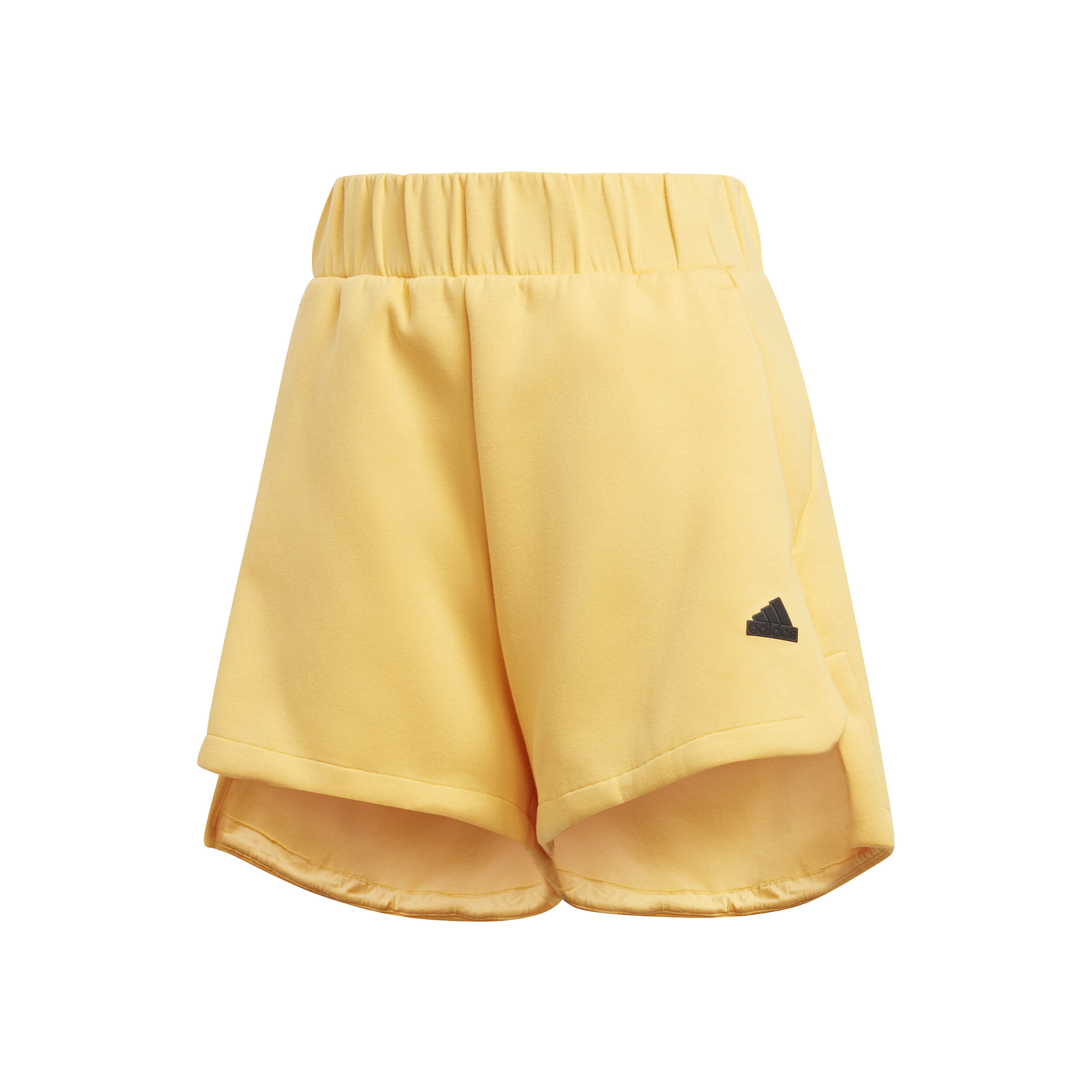 Adidas 3 stripe shorts womens yellow deals