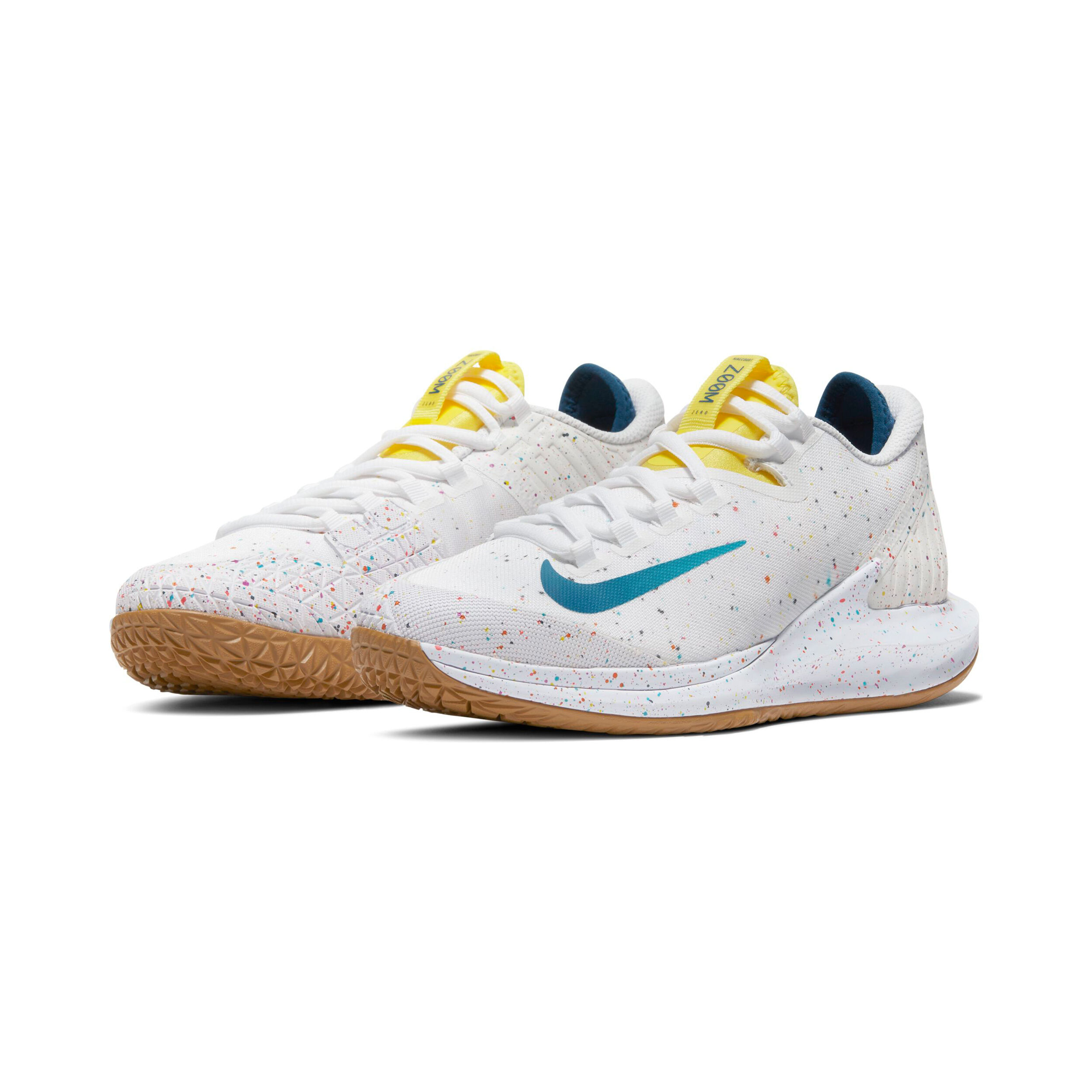 Air Zoom Zero All Court Shoe Women White Yellow