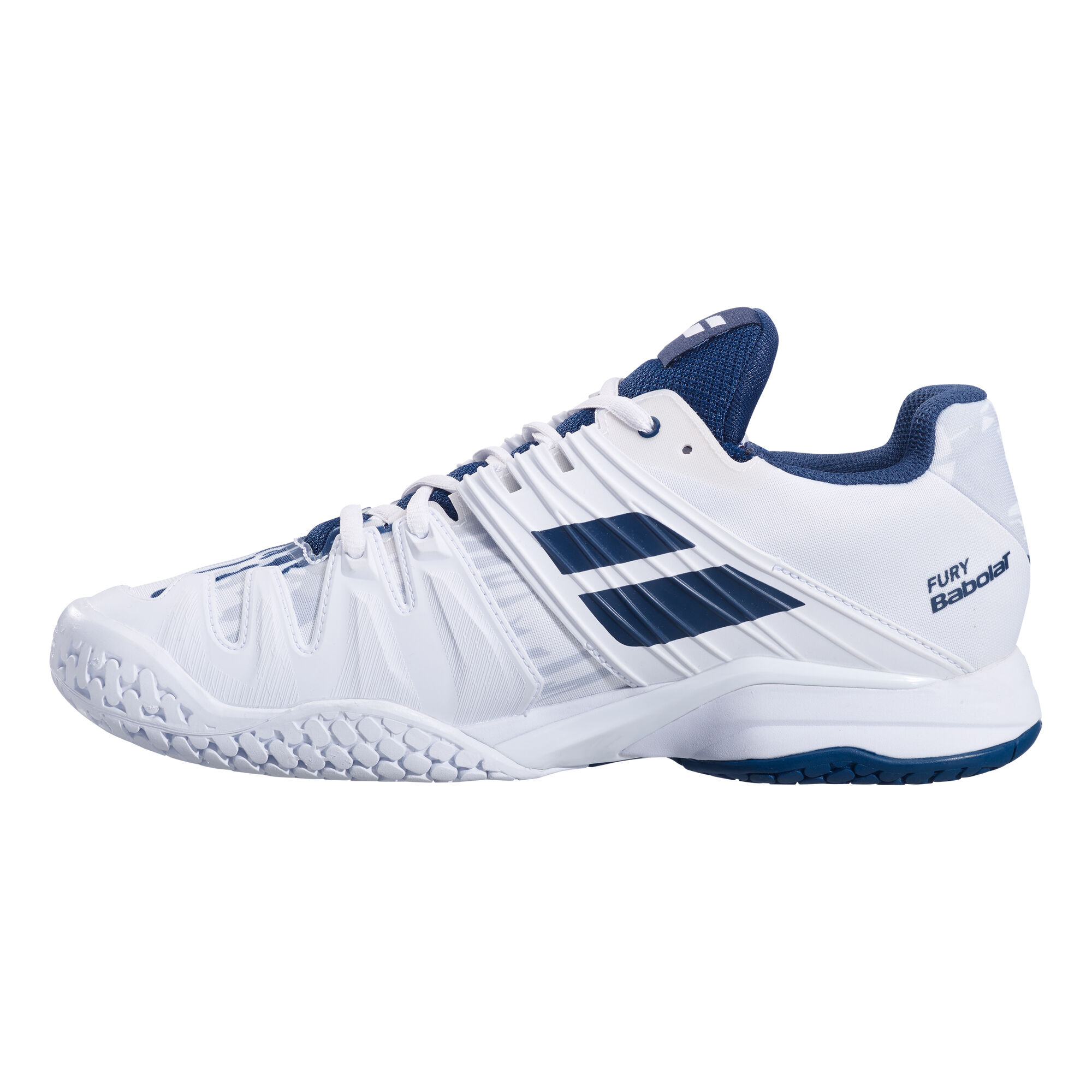 Buy Babolat Propulse Fury All Court Shoe Men White Blue online