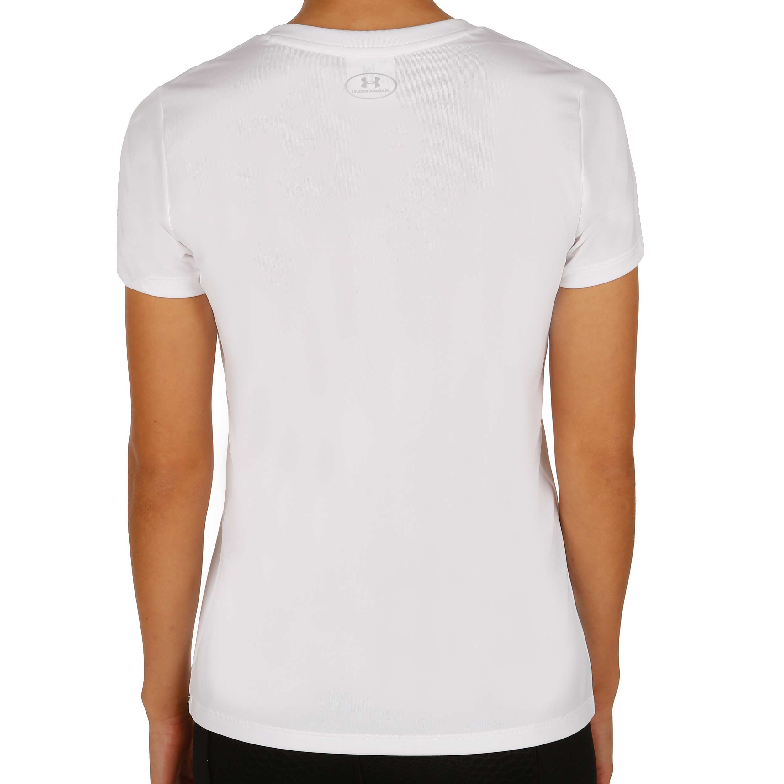 Under armour white hot sale v neck