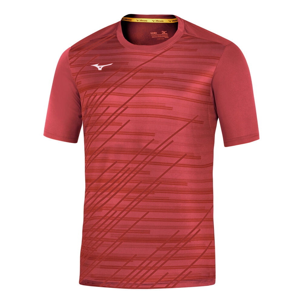 Mizuno Team Chiba T-Shirt Men-red red Mizuno Team Chiba T-Shirt Men-red red