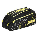 Prince Prince Smiley Racket Bag 6 Pack-Black