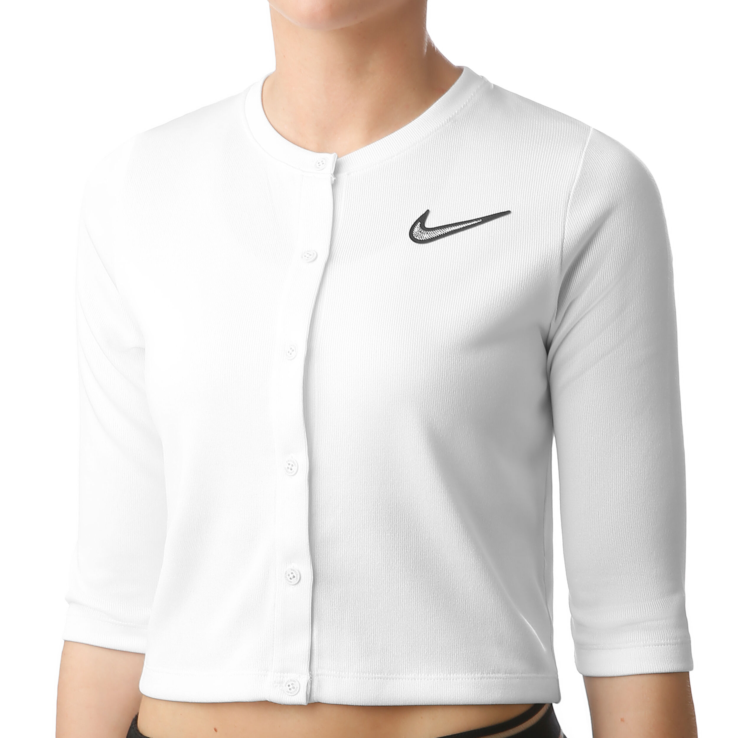 Buy Nike Court Cardigan Women White Black online Tennis Point UK