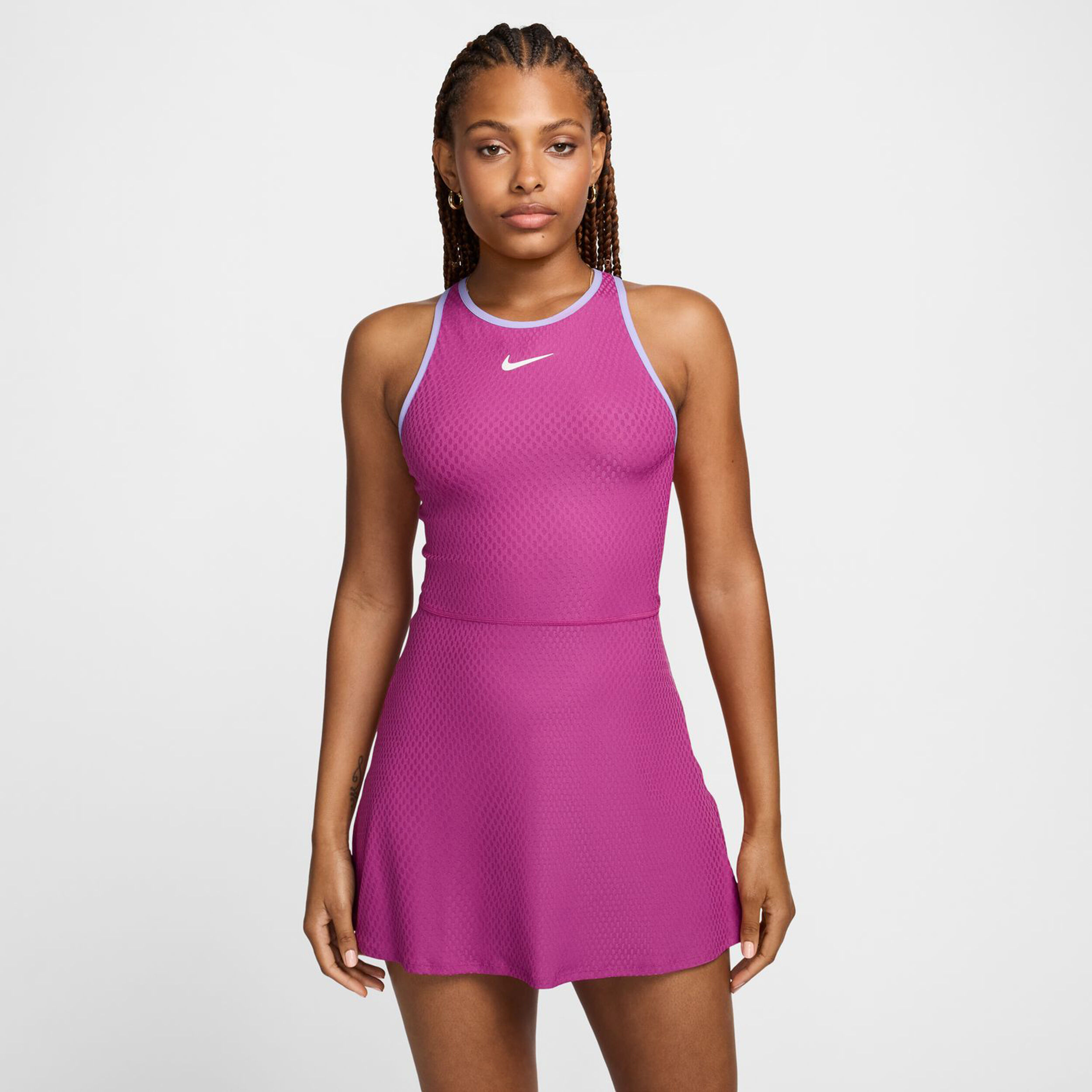 Nike Dri-Fit Court Slam Dress Women Violet | Tennis-Point