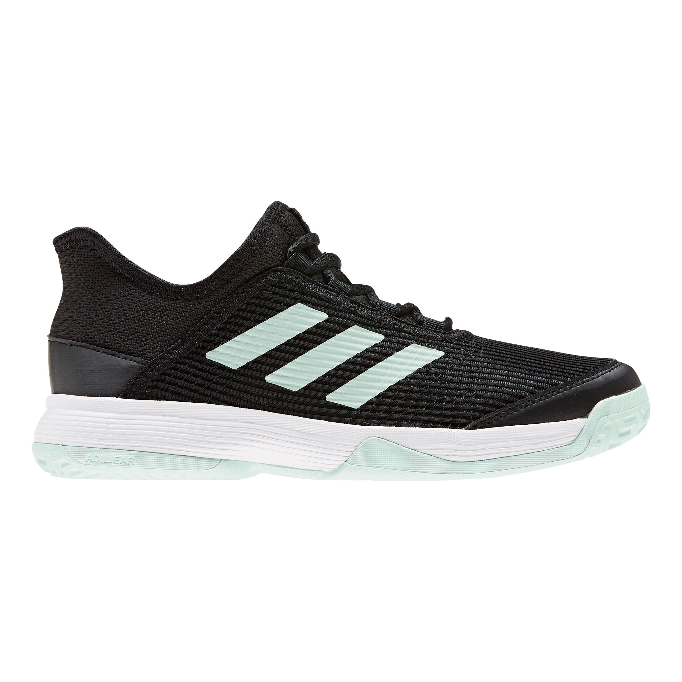 Adizero Club All Court Shoe Kids Black Mint