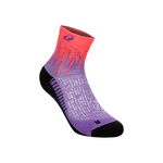 ASICS Clothing ASICS Performance Run Quarter Running Socks-Red,Violet