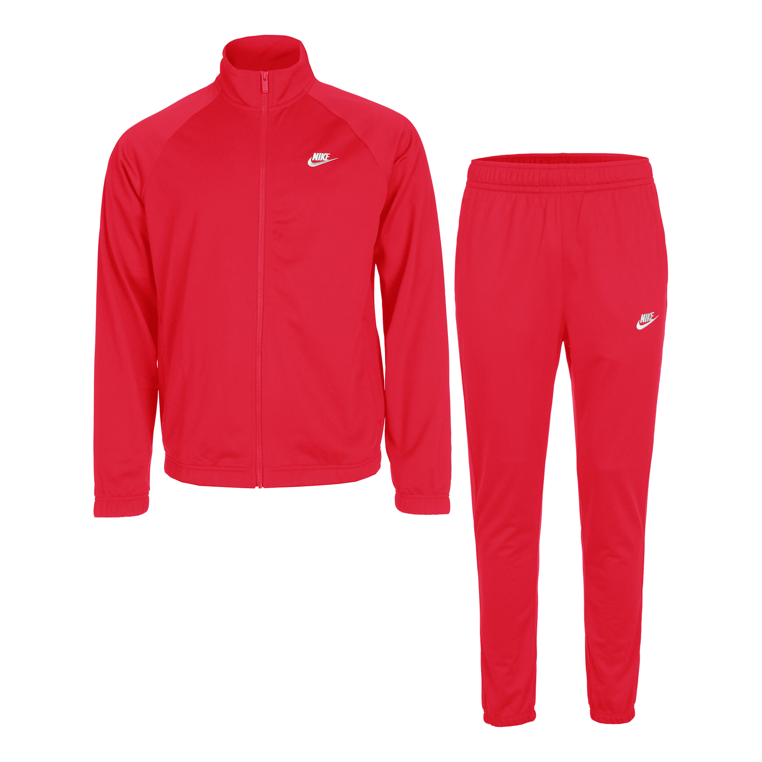 Mens red nike tracksuit best sale