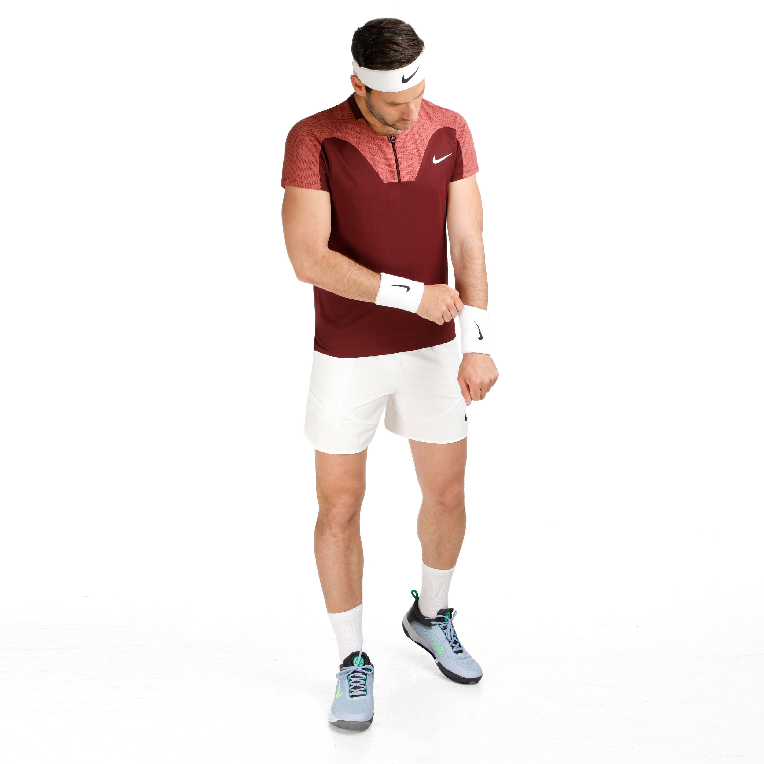 Maroon cheap nike polo