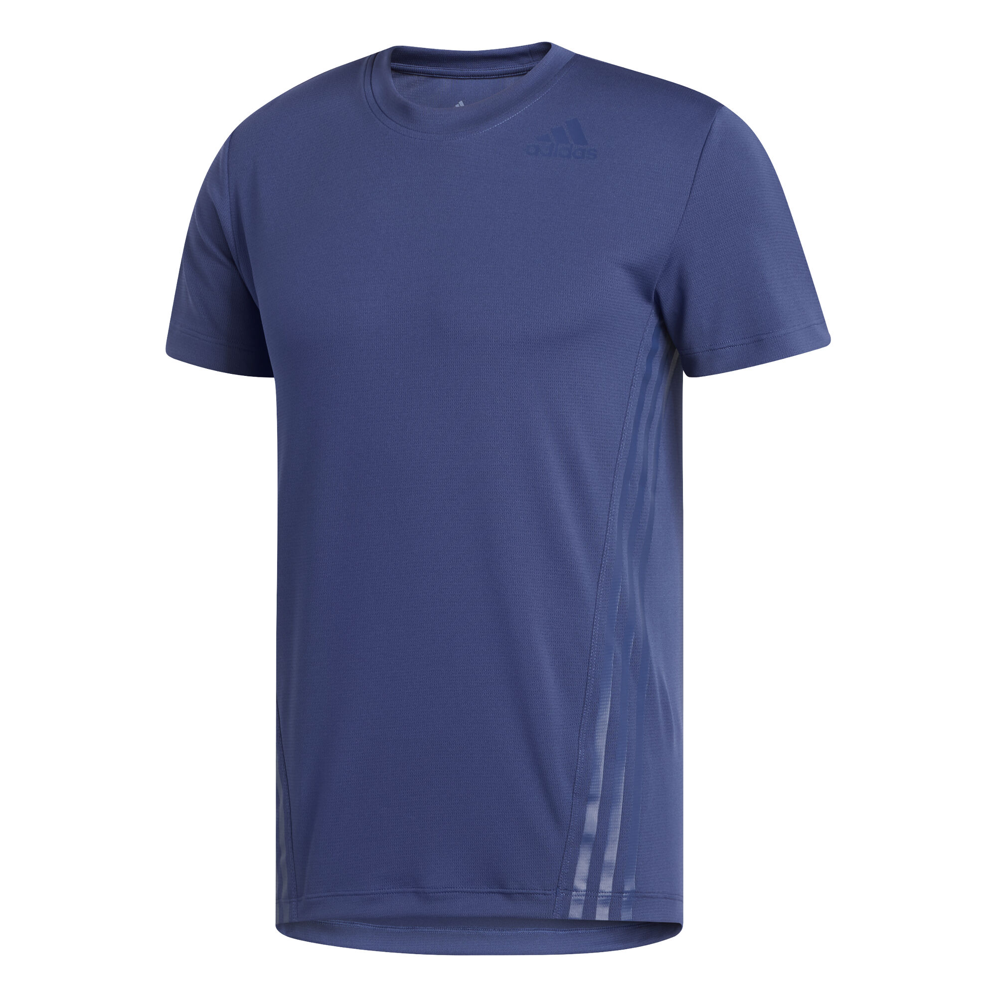 Buy adidas Aero 3-Stripes T-Shirt Men Dark Blue, Blue online | Tennis ...