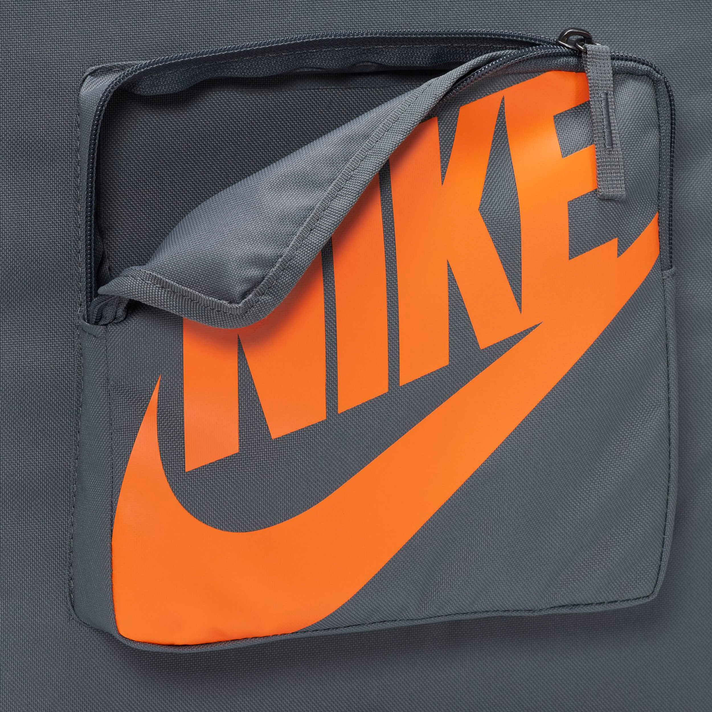 Orange and grey nike backpack store