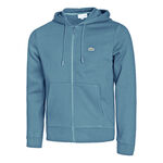 Lacoste Clothing Lacoste Brushed Zip Hoodie Men-Blue Grey