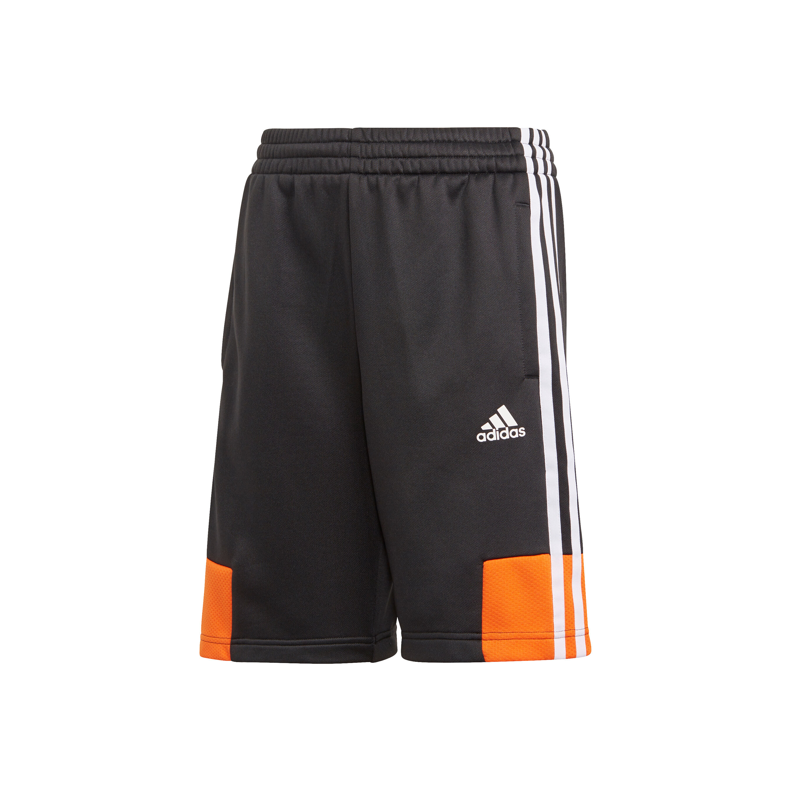 Black and orange 2025 adidas shorts