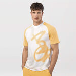HEAD Clothing HEAD Performance Mc New York T-Shirt Men-White,Golden Yellow