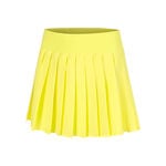 Quiet Please Tennis apparel Quiet Please Love Pleated Skirt Women - yellow, white