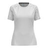 Essential Print Crew Neck Running Shirt Women-White