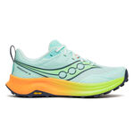 Saucony Trail running shoe Saucony Peregrine 16 Trail running shoe Women-turquoise, neon yellow