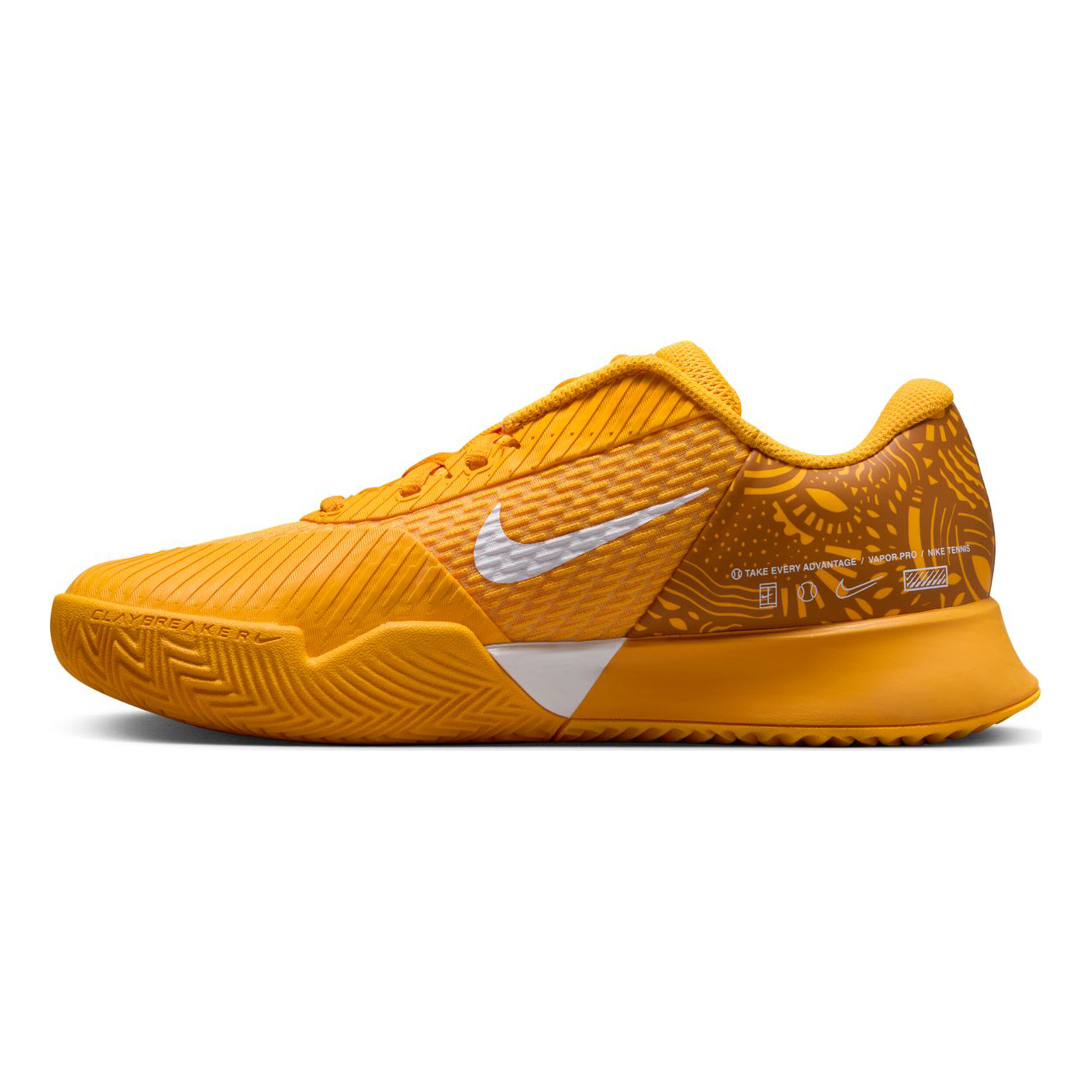 Orange nike discount tennis shoes