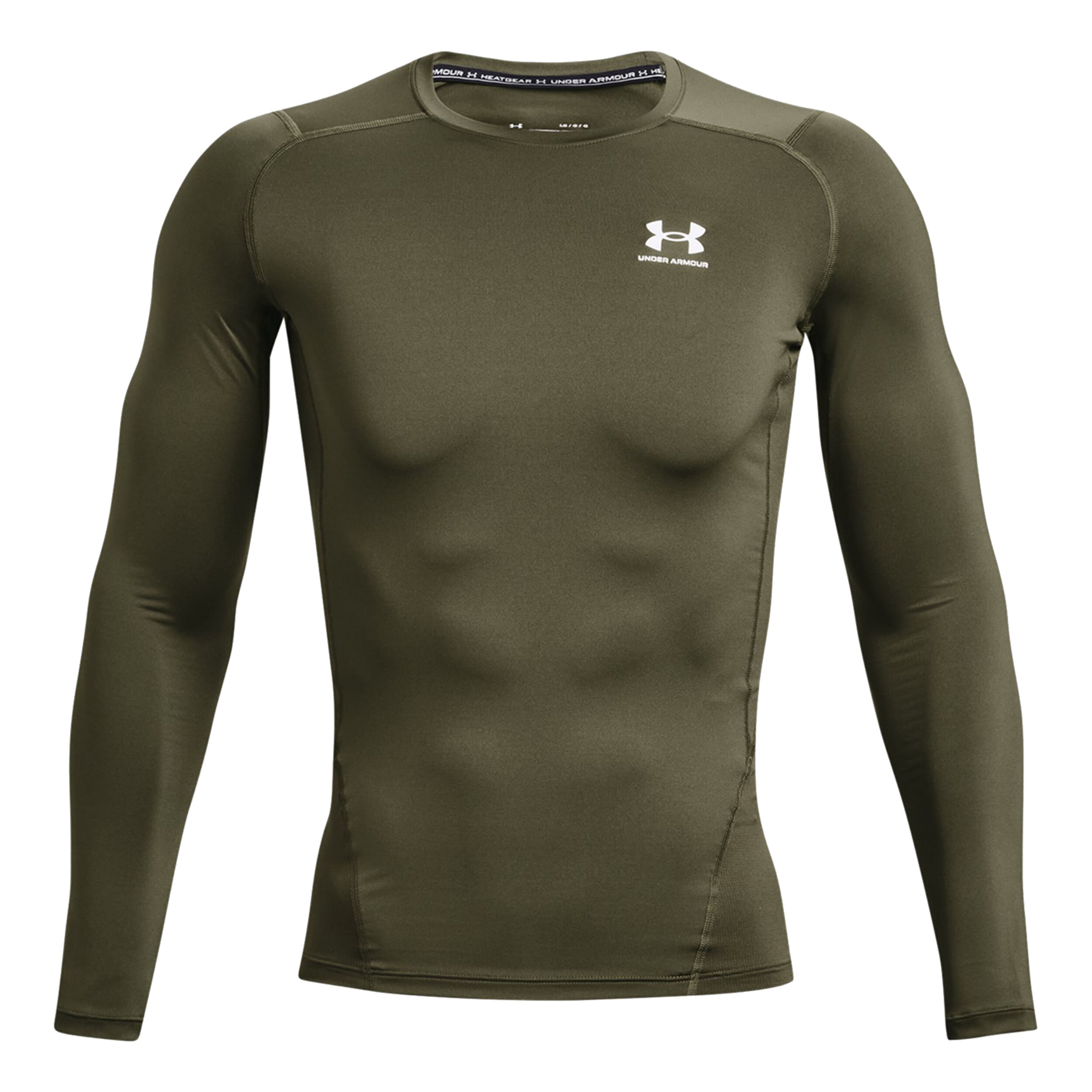 Buy Under Armour Heatgear Comp Long Sleeve Men Olive online Tennis Point UK