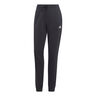 Essentials Linear French Terry Cuffed Training Pants Women-Black,White