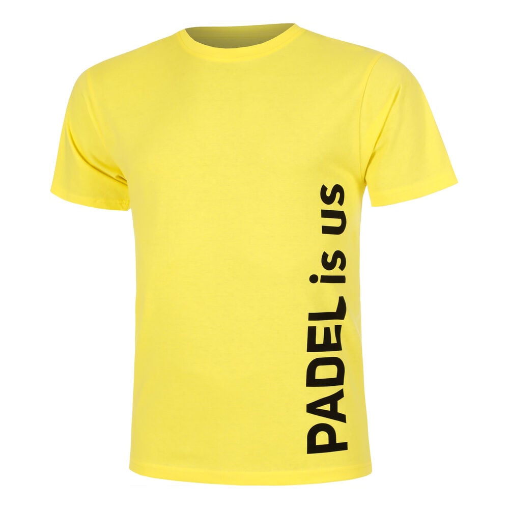 Padel-Point Padel Is Us T-Shirt Men yellow