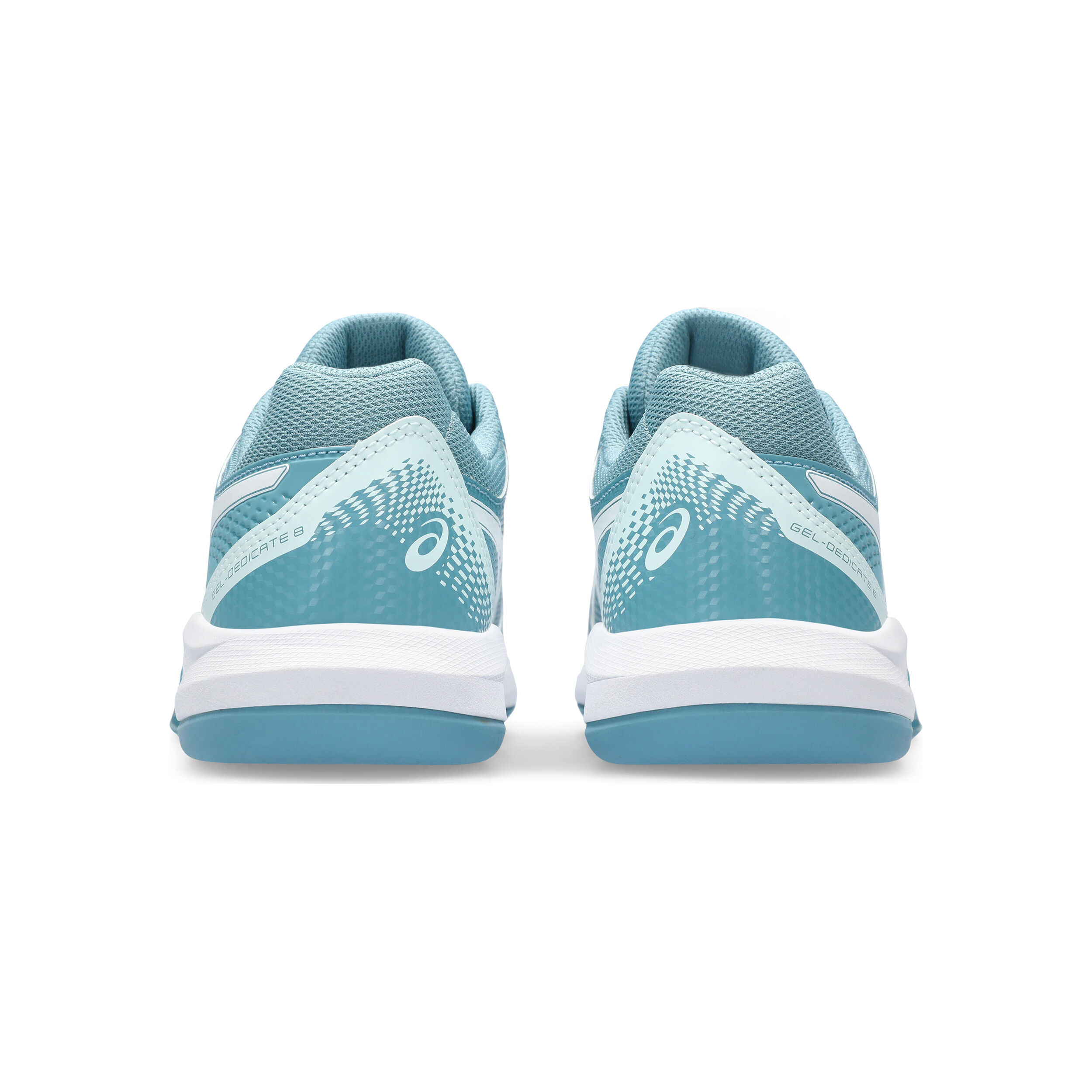 Gel Dedicate 8 Carpet Shoe Women Petrol White