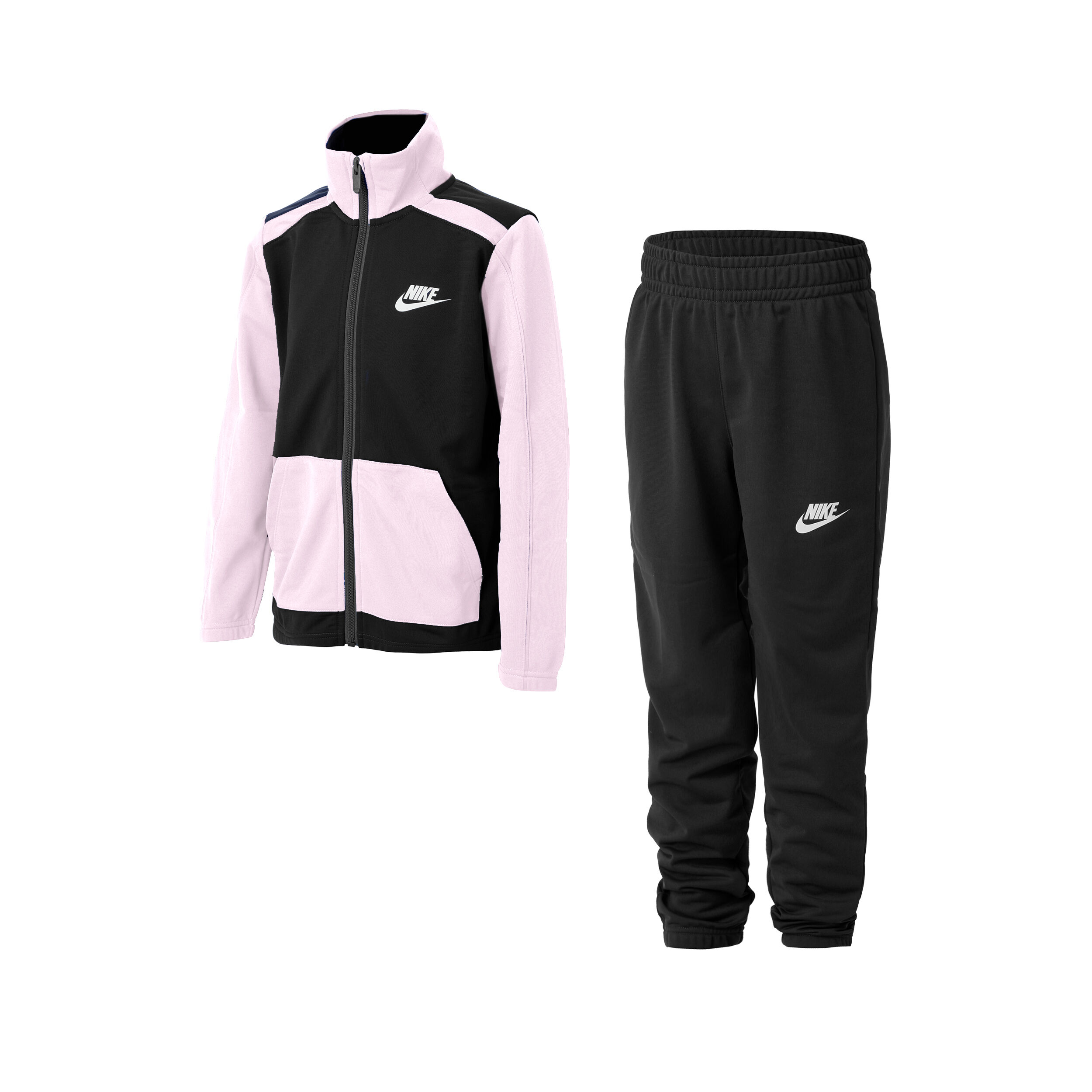 Black and pink nike tracksuit online