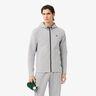 Full Zip Zip Hoodie Men-grey