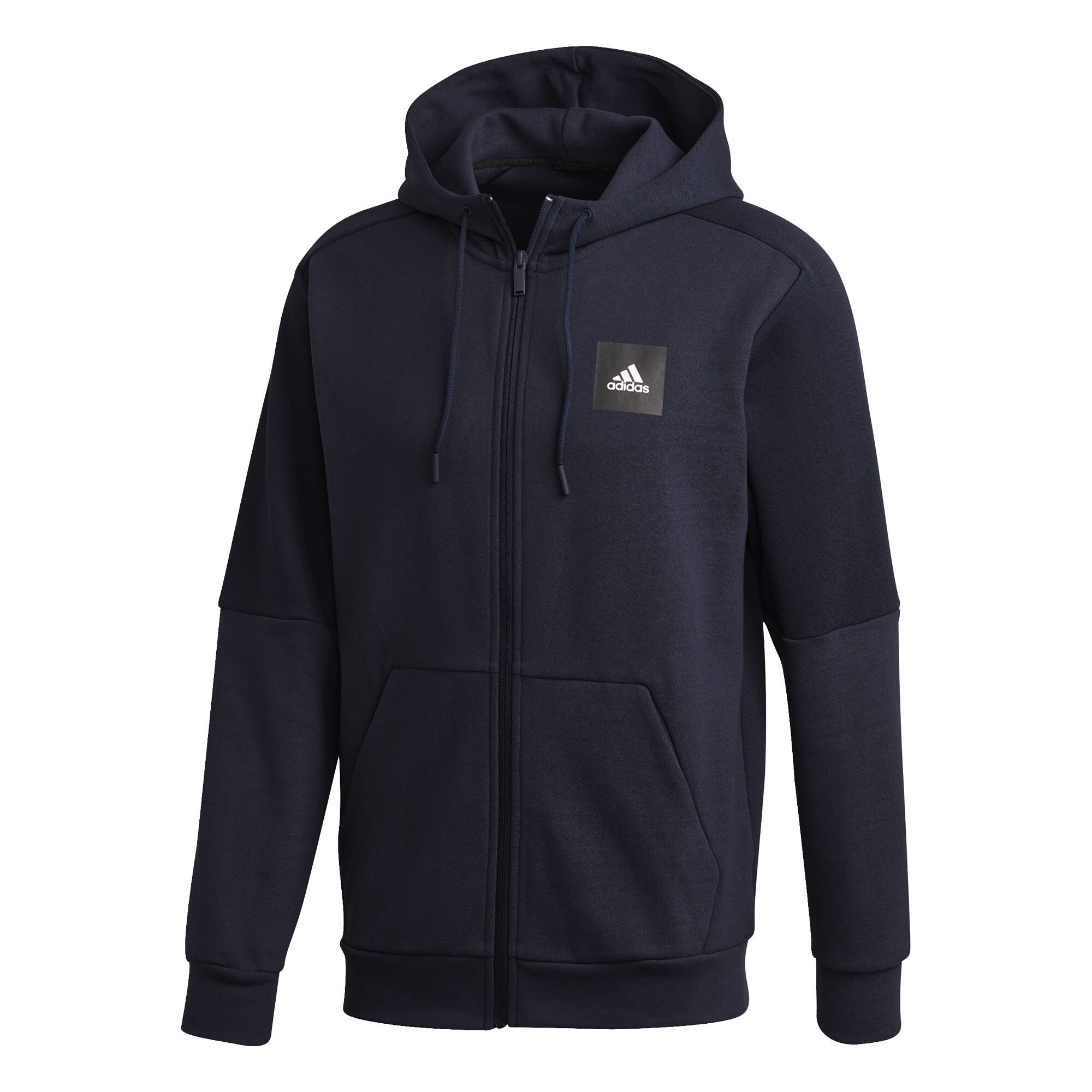 buy adidas Must Have Full-Zip Hooded Zip Hoodie Men - Dark Blue, Black ...