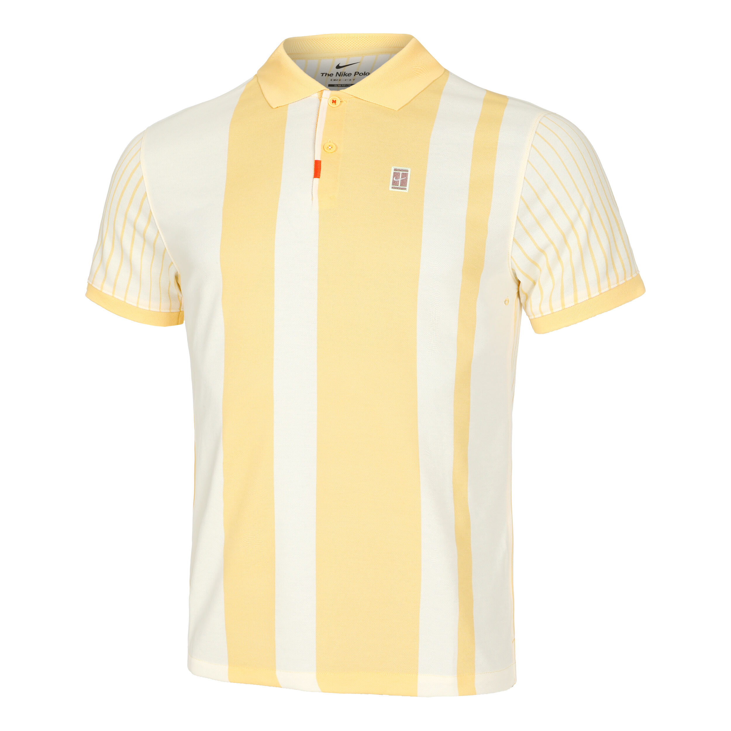 Nike yellow polo shirt shop