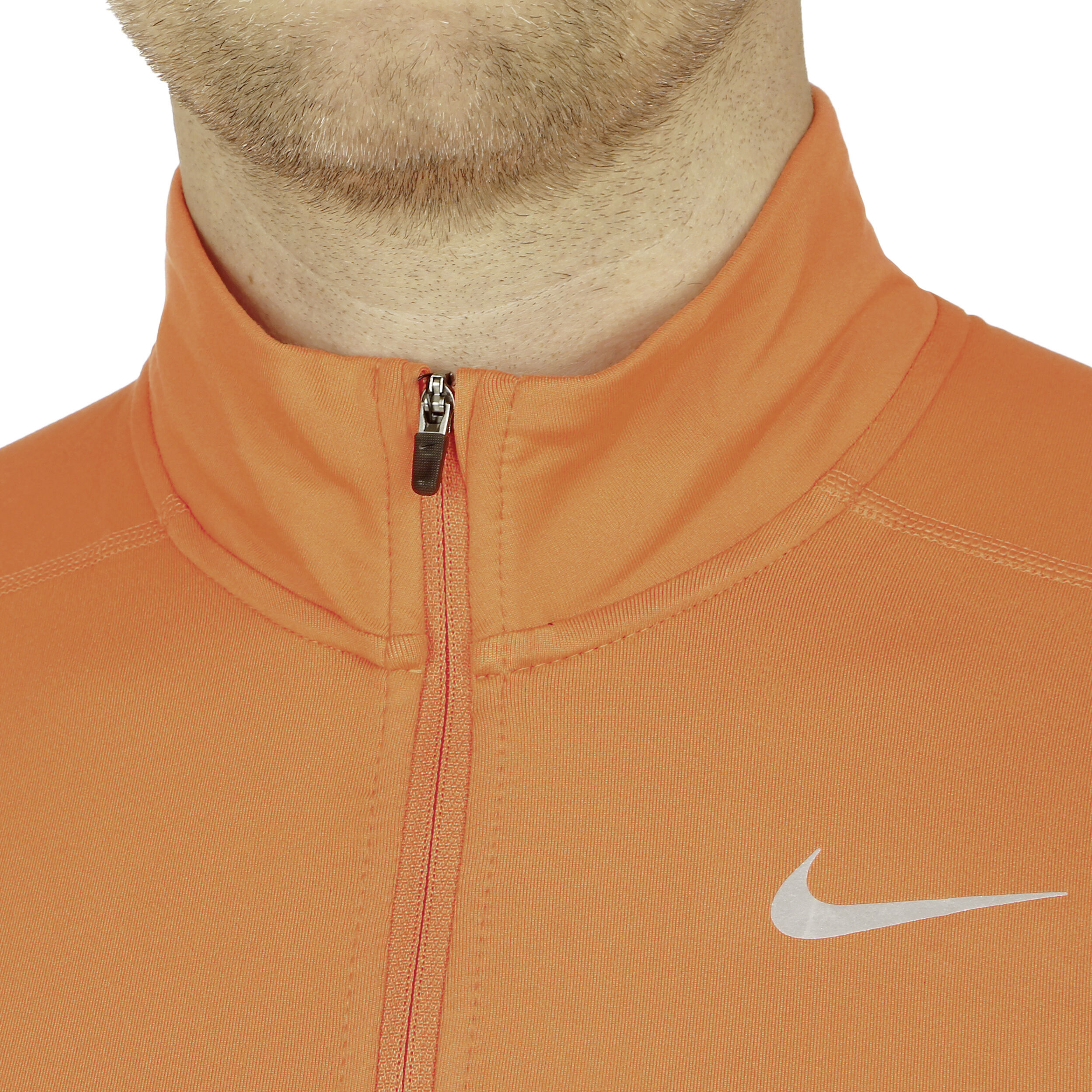 Orange nike online half zip
