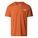 The North Face Clothing The North Face Lightbright Running Shirt Men-Rust