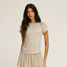 All Day T-Shirt Women-Beige