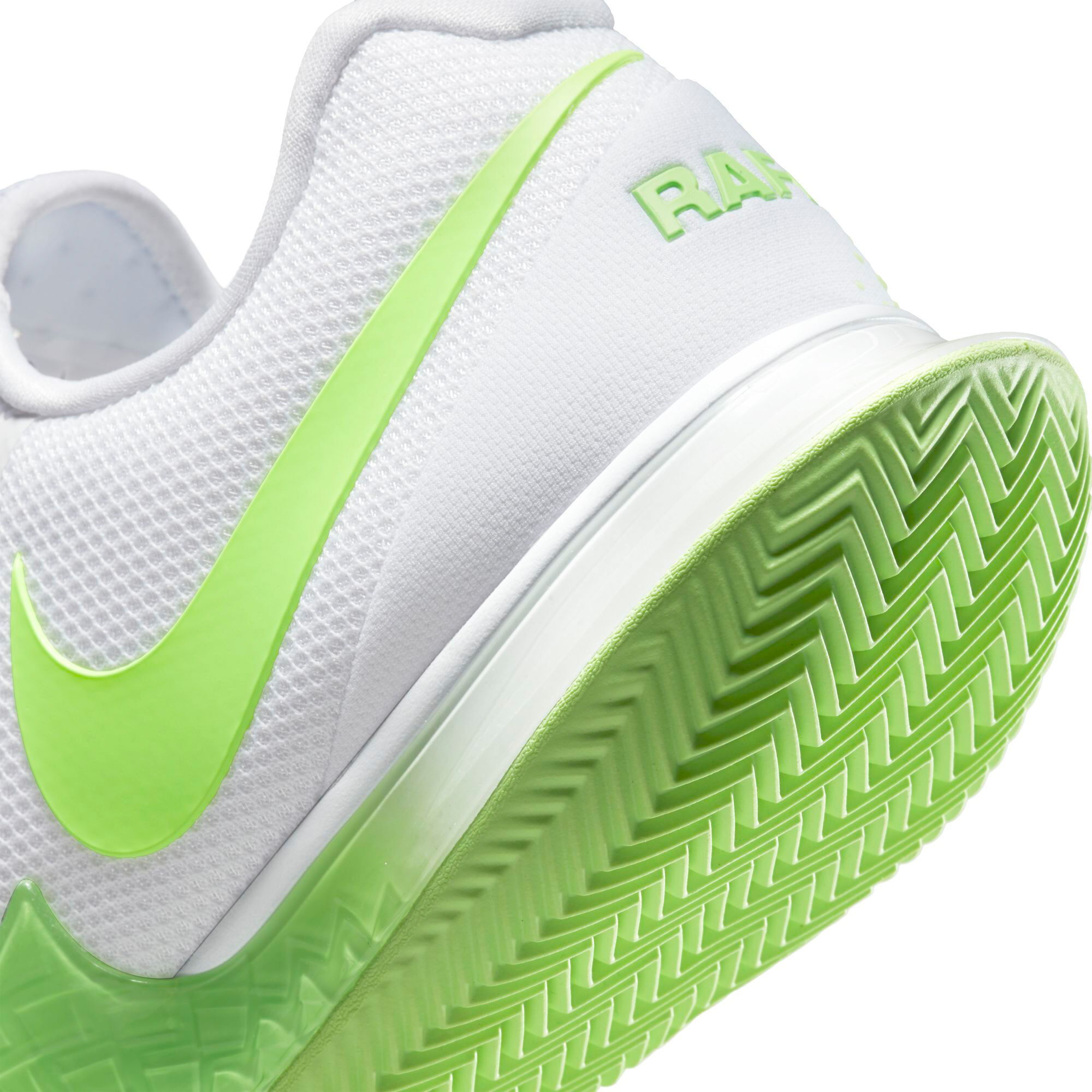 Rafael Nadal Zoom Vapor Cage 4 Clay Court Shoe Men White Neon Green