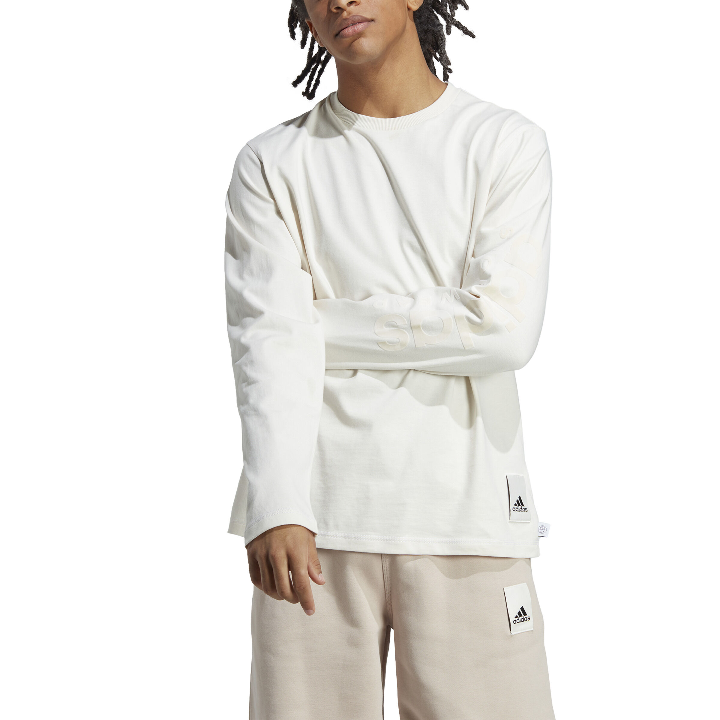 Buy adidas Lounge Long Sleeve Top Long Sleeve Men White online