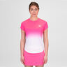 Crew Gradiant T-Shirt Women-Pink,White